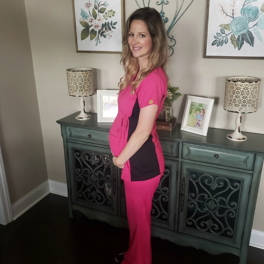 Maternity scrubs